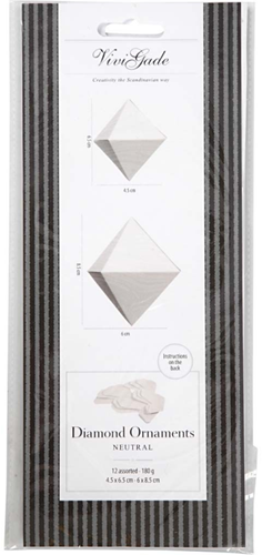 Vivi Gade Design Ornamente Weiß 12 Stück-2