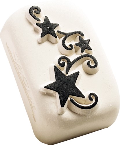 LaDot Steen Huidstempel 3,5x5,5 cm Tribal Sterren