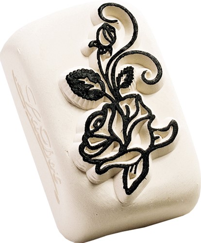 LaDot Steen Huidstempel 3,5x5,5 cm Roos