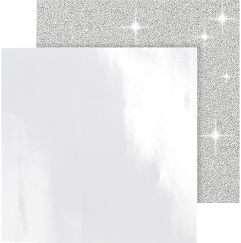 Design Papier 30.5x30.5 Glitter Zilver