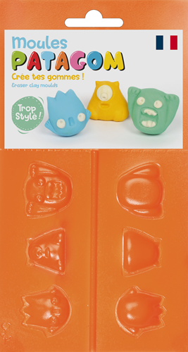 Patagom Gum Klei Mal Monsters 11,5x20,5 cm