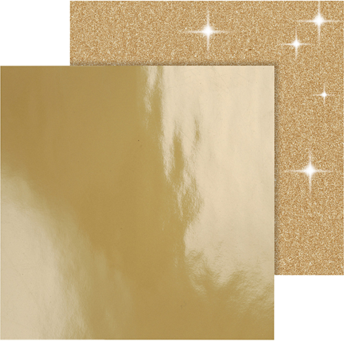 Design Papier 30.5x30.5 Glitter Goud 