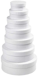CC Ronde Dozen Set 7 stuks h: 4-7 cm d: 8.5-21.5 cm