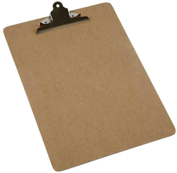 CC Clipboard, silver, size 30x47x0,3 cm, A3, 1 pc