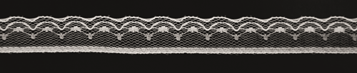 GC Häkelspitzenband, 12 mm, Welle, 5 m, Weiß-2