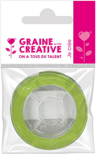 GC Organzalint 6 mm 5 m Licht Groen-2