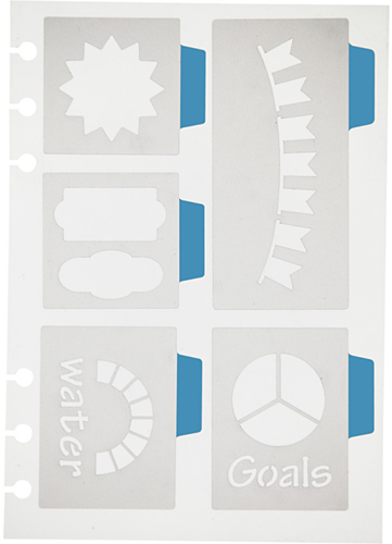 CC Sjabloon Grote Motieven 12,5x17,5 cm