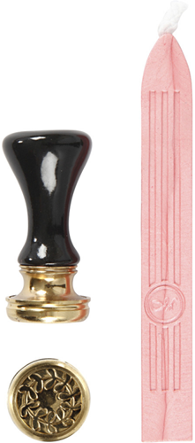 Zegel Set Roze 17 mm