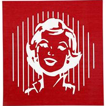 CC Screen Stencil Dame 20x22cm