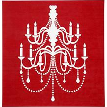 CC Screen Stencil Kroonluchter 20x22cm
