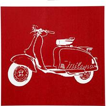 CC Screen Stencil Scooter 20x22 cm
