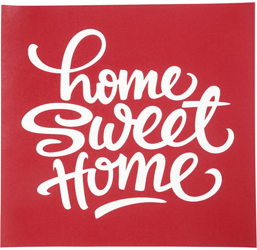 CC Screen Stencil Home Sweet Home 20x22cm