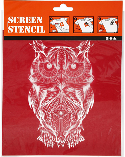 CC Screen Stencil Uil 20x22cm-2
