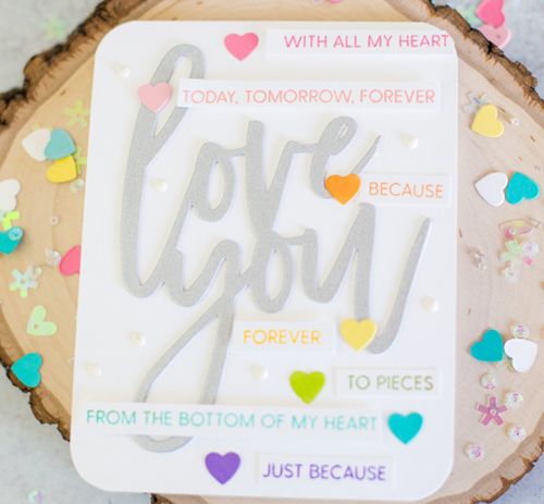 Waffle Flower Love You 10x15 cm-2