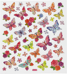CC Aufkleber Schmetterlinge 15x16,5 cm