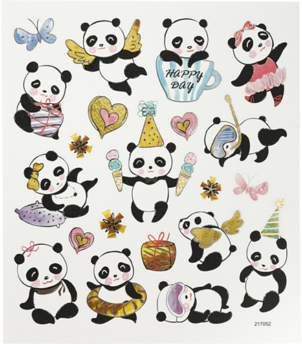 CC Stickers Panda's