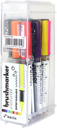 Karin Brushmarker Junior Set 11 kleuren + Blender