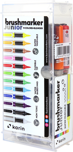 Karin Brushmarker Junior Set 12-teilig-2