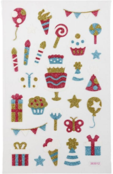 CC Stickervel Verjaardag 10x16 cm