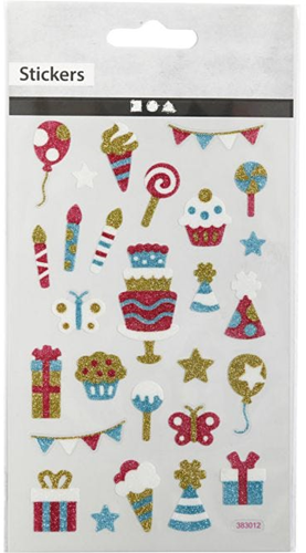 CC Stickerbogen Geburtstag 10x16 cm-2