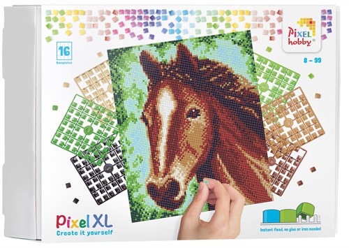 Pixelhobby XL Kit 16 Basisplaten Paard
