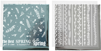 CC Deco Foil 15x15 cm Spring branches 2 pieces