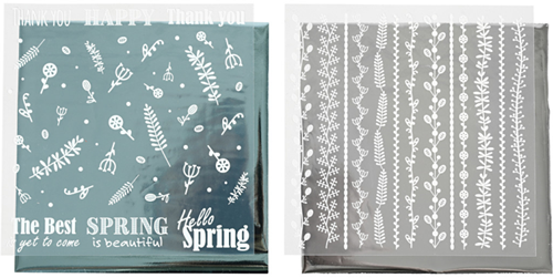 CC Deco Folie 15x15 cm Lentetakken 2 stuks