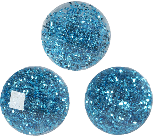 Stick-Strasssteine ??8 mm Blau 32 Stück-3