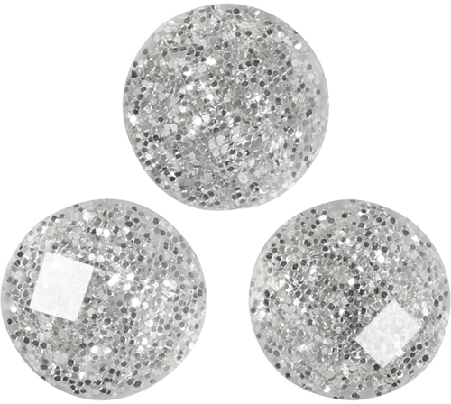 Klebe-Strasssteine ??8 mm Silber 32 Stück-3