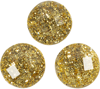 Plak Strasstenen 8 mm Goud 32 stuks-3