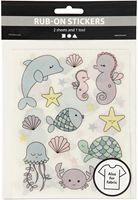 CC Rub-on Sticker Oceaan 12x15 cm 2 vellen-2