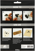 CC Rub-on Stickers, black, letters and numbers, H: 17 mm, 12,2x15,3 cm, 1 pack-3