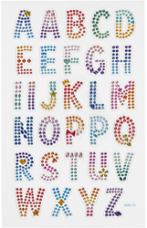 CC Diamond Stickervel Letters