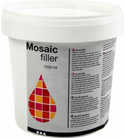 CC Mosaic Tile Grout, white, 1000 ml/ 1 bucket