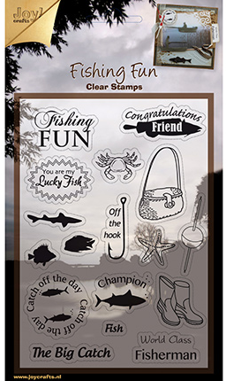 Joy Clear Stamps Fishing Fun