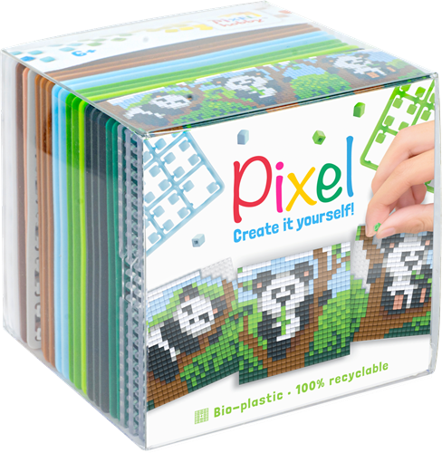Pixelhobby Wrfel Pandas