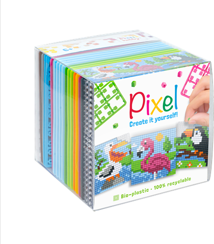 Pixelhobby Wrfelset Tropische Vgel II