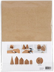 CC Kartonhäuser und Bäume 5,7-10 cm Kraft