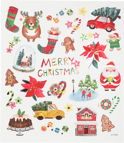 CC Stickers Alles voor Kerst 27 stuks