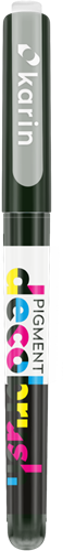 Karin Deco Brushmarker Pigment 433U Black