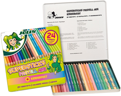 Jolly Supersticks Pastell-Buntstifte 24 Stück-2