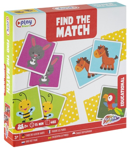 Grafix Memoryspel Junior 48 Kaarten