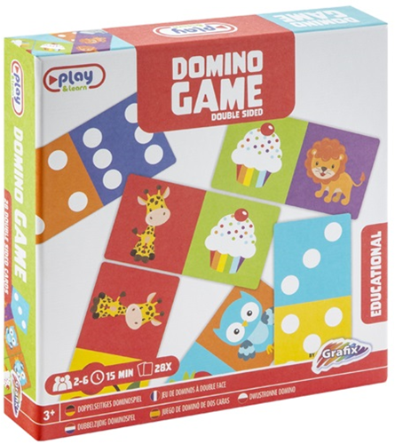 Grafix Dubbelzijdig Domino Spel