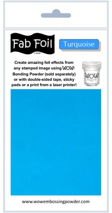 Fabulous Foil Turquoise