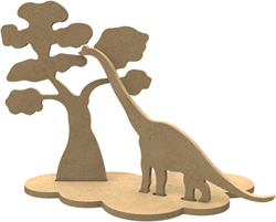 Gomille MDF Figures Apatosaurus Set 24x19 cm