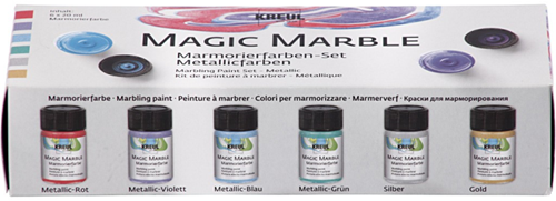 Kreul Magic Marble Set Metallic 6x20ml-2