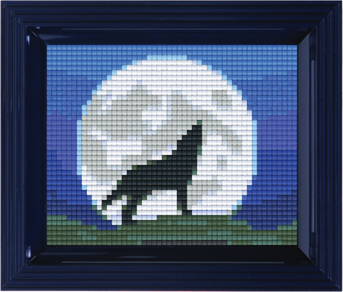 Pixelhobby Classic Wolf in de Nacht 10x12 cm