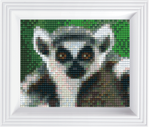Pixelhobby Classic Ringstaart Maki 10x12 cm