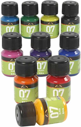A-Color Glasverf, diverse kleuren, 10x30 ml