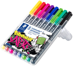 Staedtler Lumocolor Permanent 8 Farben